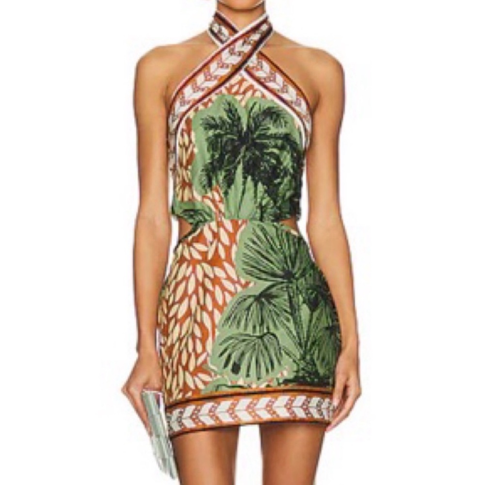 Johanna Ortiz paradise mini dress NWT